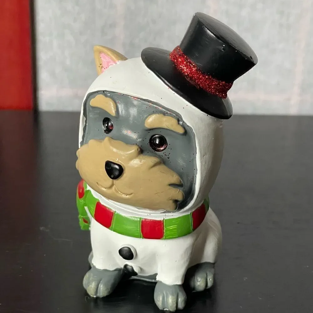 Christmas Dog Small Table Top Decoration